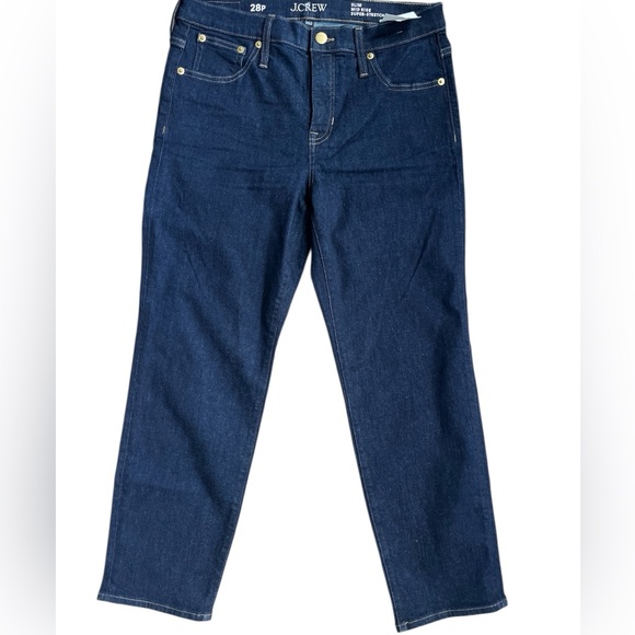 J. Crew Slim Mid-Rise Super Stretch Jeans Size 28P New with Tags - Picture 5 of 11